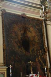 La tela dedicata alla Madonna del Rosario